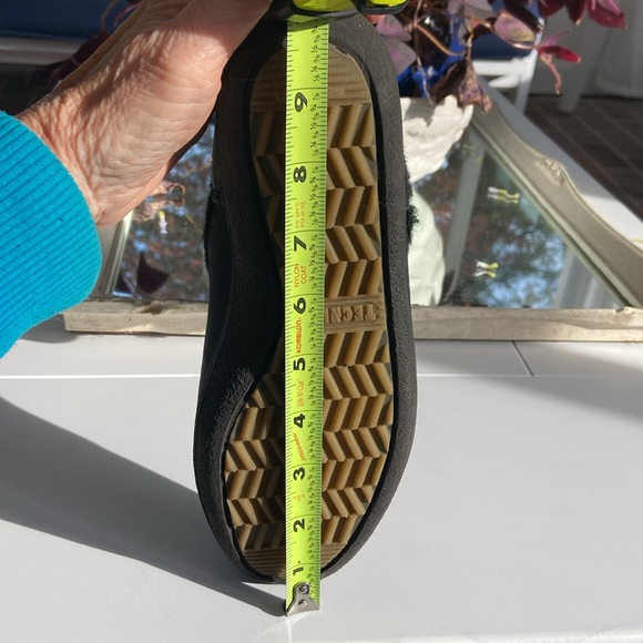 Tecnica Leather and Suede Shearling Tribal Print Mid Calf Boots - Picture 13 of 13